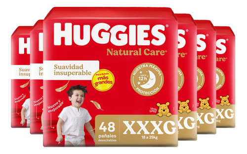 Huggies Supreme Care pañales tamaño XXXG sin género 6 packs de 60 unidades