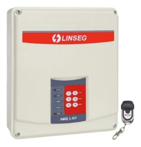 Energizador Linseg Max1-rf 1600mts Con Control Kit Completo 
