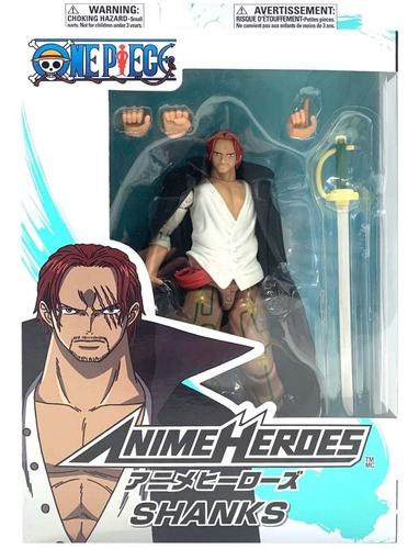 Figura One Piece Anime Heroes Shanks Bandai Dgl Games