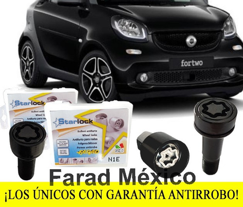 Birlos Seguridad Smart Fortwo Pasion Coupe 2018 Envío Gratis