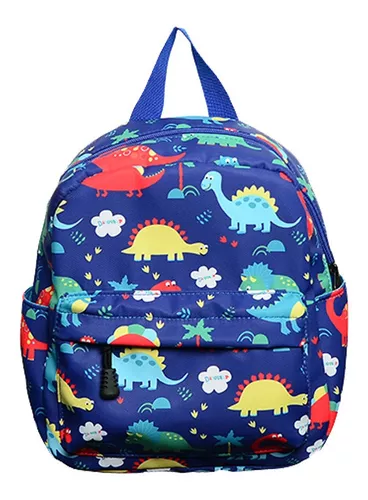 Mochila Niños Infantil Backpack Escolar Preescolar Kawaii Color Dinosaur