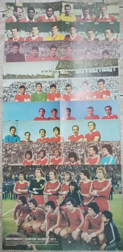 Imagen 2 de 6 de Poster Independiente * Campeon Y Sub-campeon 1932 A 1977 *
