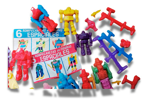 Robots Armables Vintage Colección De Rompecabezas Espaciales (Usado)
