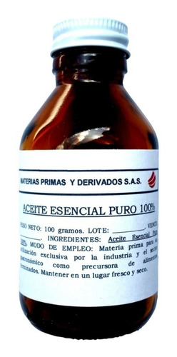 Aceite Esencial De Tomillo - Thyme Oil 100 Gr
