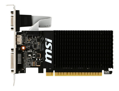 Imagen 8 de 9 de Placa De Video Geforce Gt 710 1gb Msi Dvi-d Hdmi 1gd3h Lp 6e