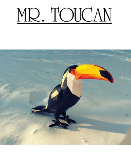 Tucan Toucan Papercraft (Reacondicionado)