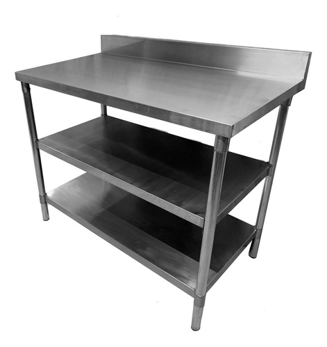 Mesa A Pared Acero Inox 146x60x90 (mindejal)