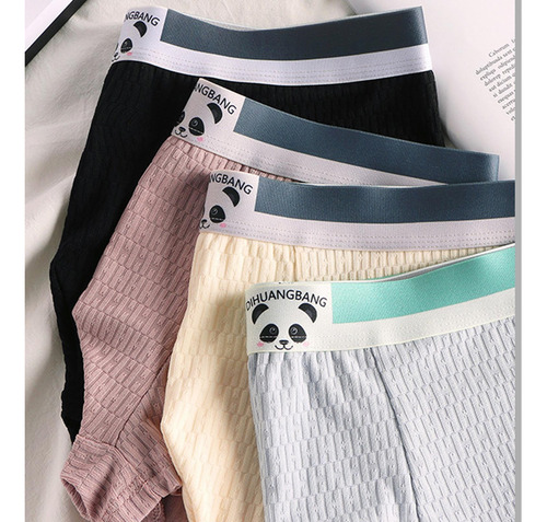 Lindos Calzoncillos Lisos A La Moda Para Hombre, Cómodos Cal