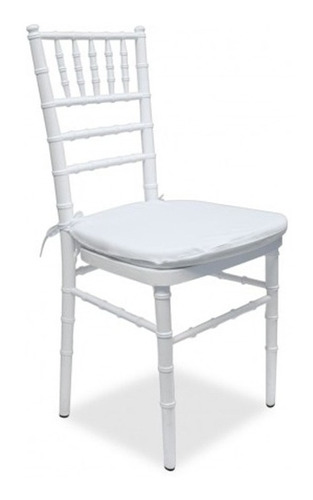 Silla Tifany Plastica Blanca Reforzada Apilable Haussman Vip