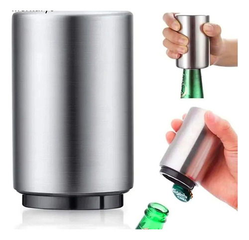 Destapador Magnético Para Botellas Cerveza Refresco Acero