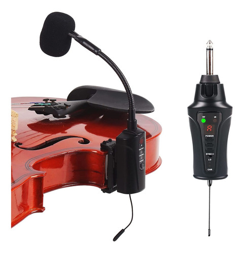 Vt-5 Micrófono De Violín Inalámbrico Uhf Cuello De Cisne Pic