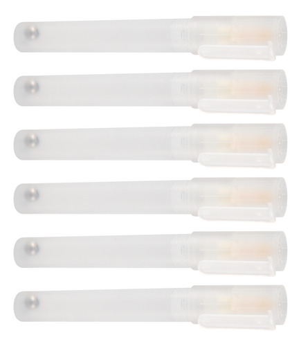 6 Rotuladores De Pintura En Blanco Vacíos Y Rellenables, Bol