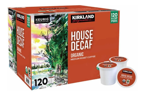 Kirkland Keurig Cafe Descafeinado House Decaf  120 K-cups