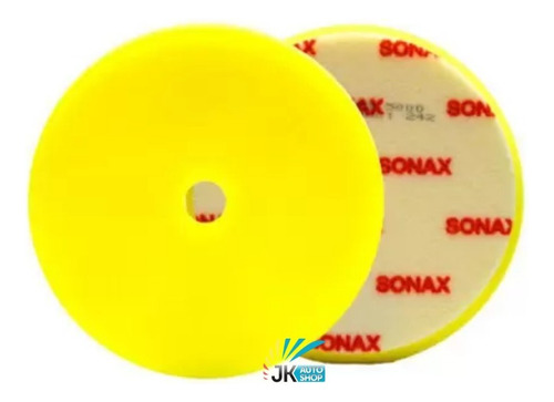 Boina Espuma De Refino Amarela 165mm 6 C/furo - Sonax