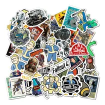 Comprar Pack 50 Stickers Adhesivo Fallout Vault Tech Videojuego