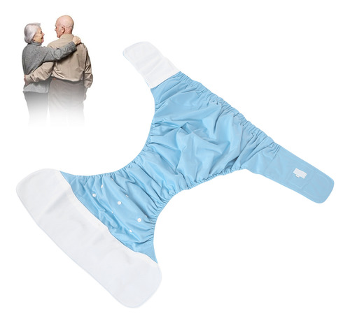 Pañal Azul Para Adultos Reutilizable Para Personas Mayores,