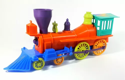 Locomotiva Trem De Brinquedo De Plástico Com Roda Livre