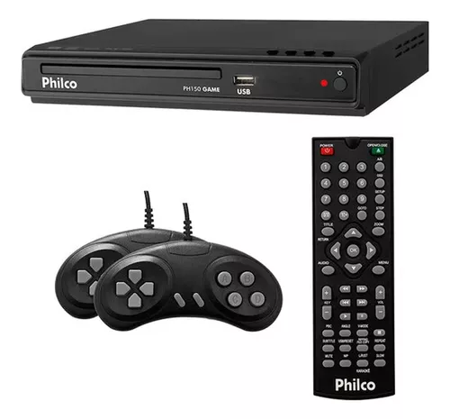 Dvd Player Game Com Entrada Usb Frontal Philco Ph150