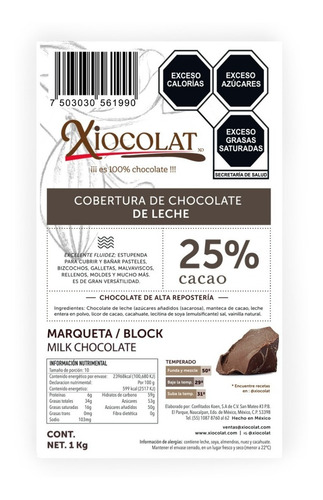 Cobertura Chocolate De Leche (1 Kilo)