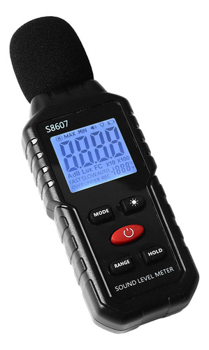 Medidor De Sonido Digital, Pantalla Lcd Retroiluminada, Ruid
