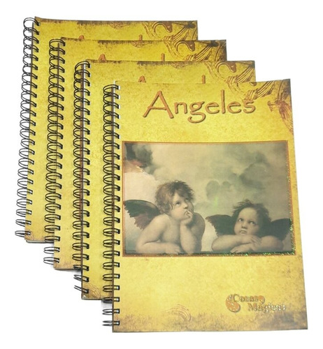 Cuaderno Angeles Cosas Mágicas 80 Hojas Tapa Flexible