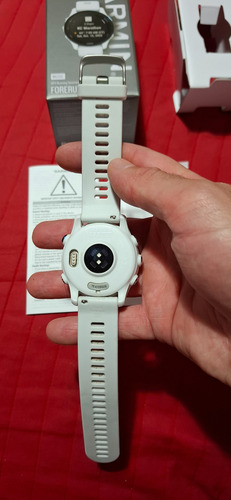 Vendo Smartwatch Garmin Forerunner 255 Music Impecable Blanco Blanco Negro