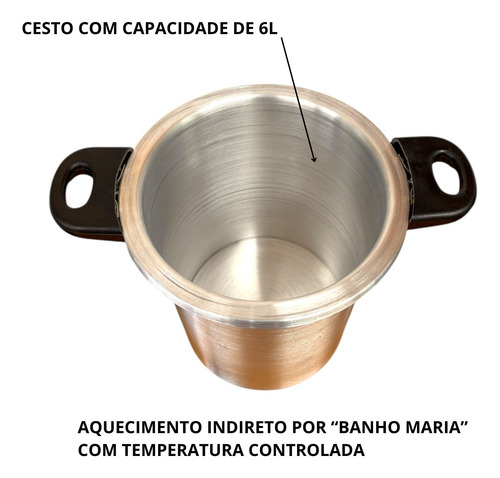 Derretedeira De Chocolate Elétrica 6l 110v Ou 220v