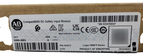 Allen Bradley 5069-ib8s Módulo De Entrada