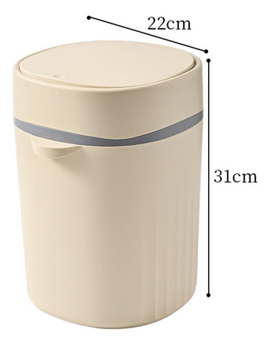 Cubo De Basura De Lujo 12l Contenedor De Basura Para Redondo