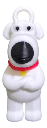 Llaverito Brian Alto 5 Cms Con Gancho Argolla Print 3d Pla