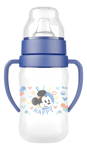 Copo Treinamento 300ml C/ Alça E Bico Flexível Mickey Babygo