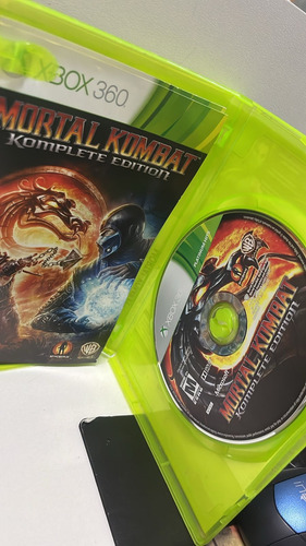 Mortal Kombat Xbox 360 Original Midia Fisica Otimo Disco (Usado)