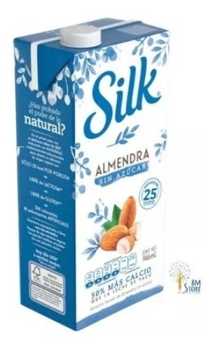 Bebida Almendra Silk Almond Caja 6 Litros 946 Ml C/u