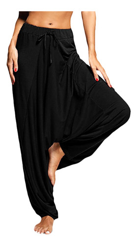 Pantalones Holgados Casuales De Yoga Para Mujer, Talla Grand