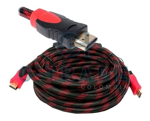 Cable Hdmi 10 Metros Doble Filtro Mallado Punta Dorada Nuevo