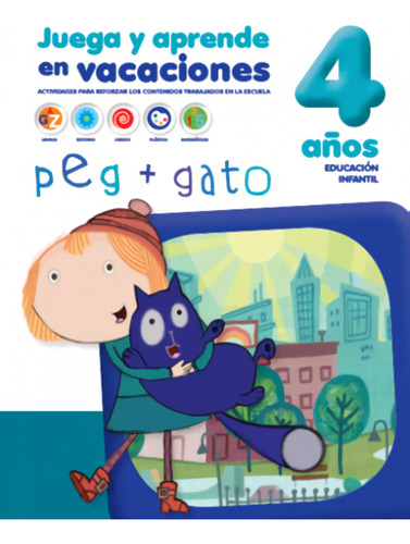 Cuaderno De Vacaciones 4 Años Peg+gato  -  Vv.aa.