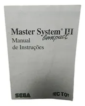 Comprar Manual Tectoy Do Console Master System 3 Compact - Loja Rj