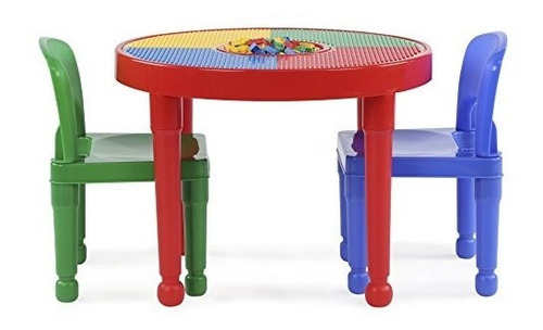 Totors Kids 2-en-1 Plastic-lego-activity Activity Table Y 2