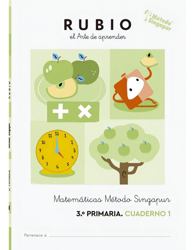 Libro: Matemáticas 3 Cuadernos. Método Singapur 3.º Primaria