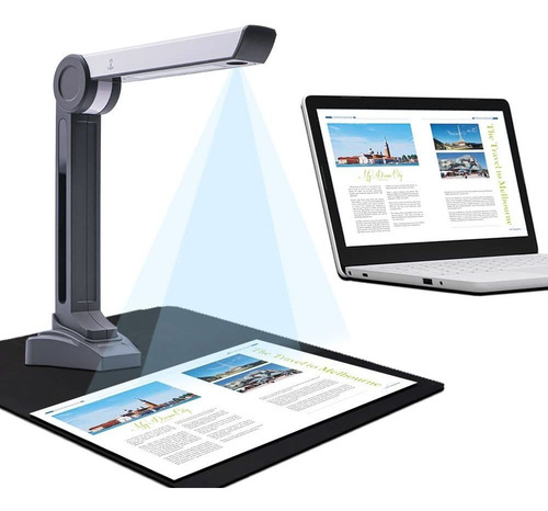 Imagen 1 de 1 de Eloam Book Document Scanner Convert To Pdf Word Tiff A4