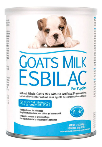 Sustituto De Leche Para Cachorros Sensibles Petag 340g