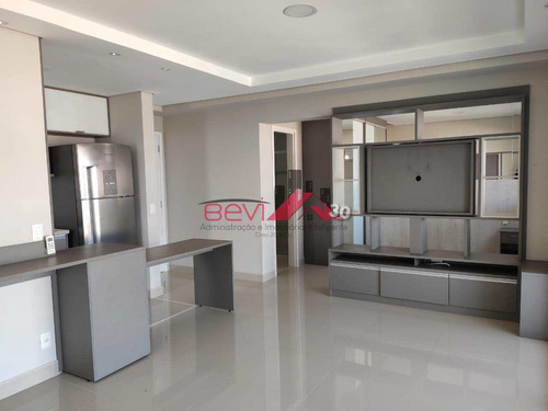Imagem 3 de 13 de Apartamento Semi-mobiliado No Cond Trio Lindenberg! - A6009