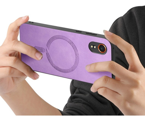 Funda Retro De Color Sólido Para Samsung, Cómoda Y Resistente