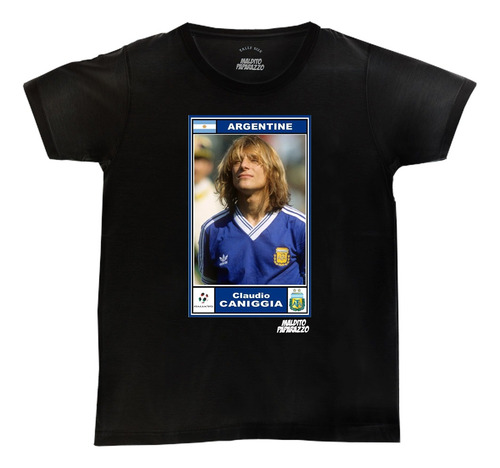 Claudio Caniggia Italia 90 - Remera 100 % Algodón