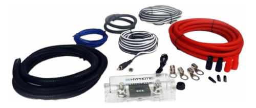 Kit De Instalacion 100% Cobre Calibre 4 Hypnotic Fusible 60a