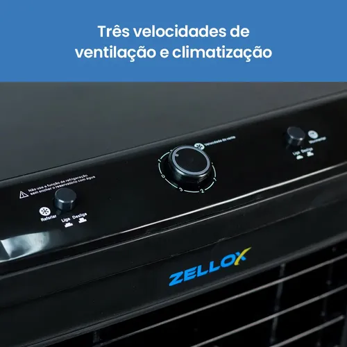 Climatizador De Ar 45 Litros Zellox Zlx-45 110v Preto | MercadoLivre