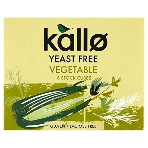Kallo Levadura Vegetal Exento De Cubitos De Caldo 66g - Pack