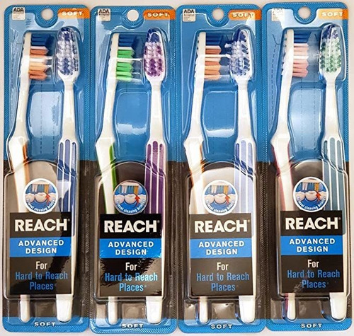 Reach Cepillo De Dientes Suave De Cabeza Completa, Varios