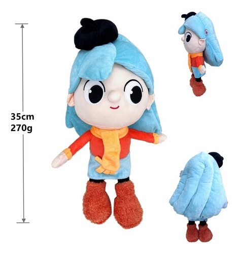 - Peluche Hilda Twig Adventure King Hilda De Pelo Azul Para