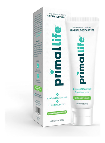 Pasta De Dientes Mineral Primal Life Organics Premium Dirty